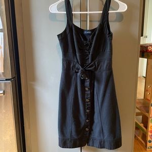 Black Banana Republic button up dress